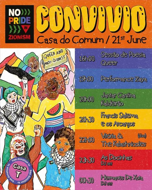 No Pride in Zionism - Convívio