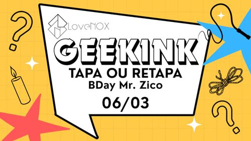 Geekink: Tapa Ou Retapa - Bday Mr. Zico