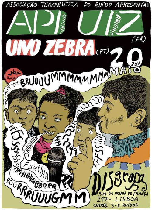 [concertos] 18 anos da ATR: Api Uiz (bossa-punk/rumba-noise francesa) + Uivo Zebra (power-trio português de free-rock)