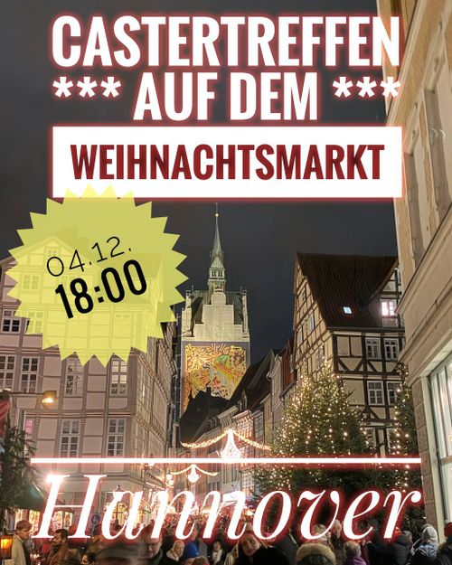 Caster-Treffen auf dem Weihnachtsmarkt in Hannover