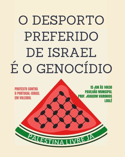 O Desporto Preferido de Israel é o Genocídio Joaquim